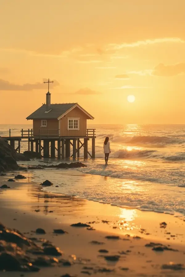 海边的小屋 海报封面